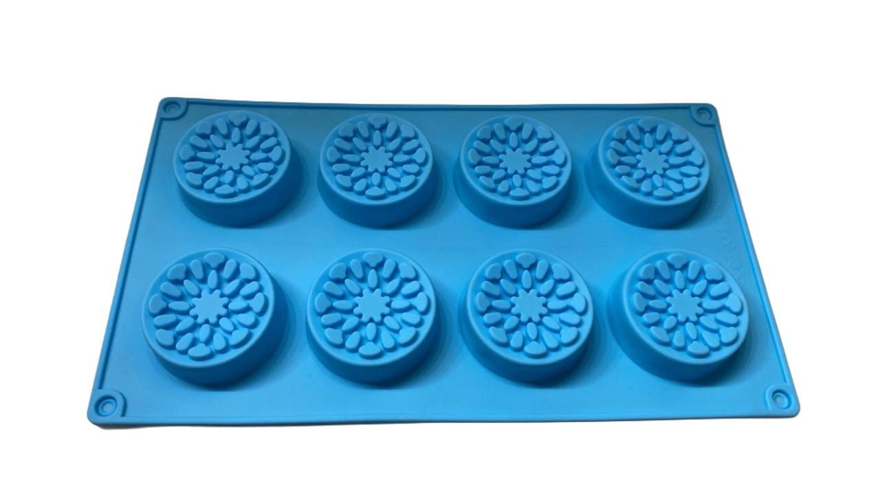 Форма силиконовая Печенье круглое из 8 шт Форма силиконовая Печенье круглое из 8 шт