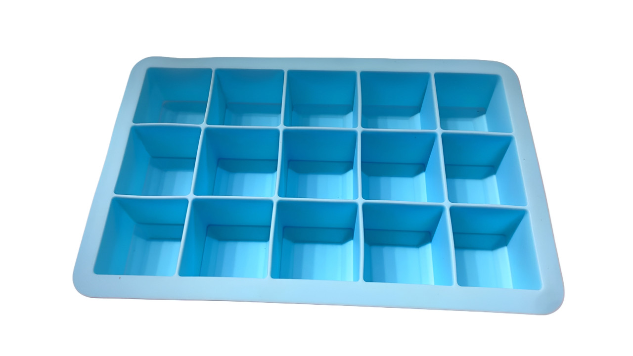 Форма силиконовая для льда Квадраты 3х3 см из 15 шт Форма силиконовая для льда Квадраты 3х3 см из 15 шт