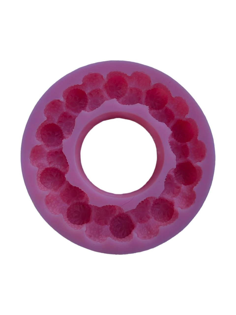 Силиконовый молд для тортов Клубника венок 16,5 см Силиконовый молд для тортов Клубника венок 16,5 см