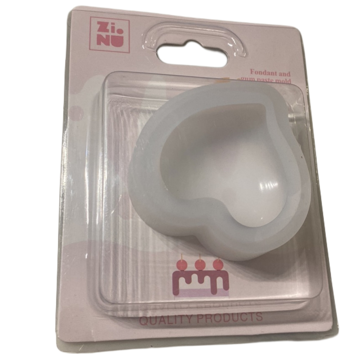 Силиконовый молд Сердце размер M Силиконовый молд Сердце размер M