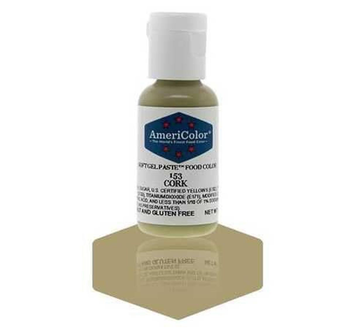 Пищевой гелевый краситель Americolor Cork 21g Пищевой гелевый краситель Americolor Cork 21g