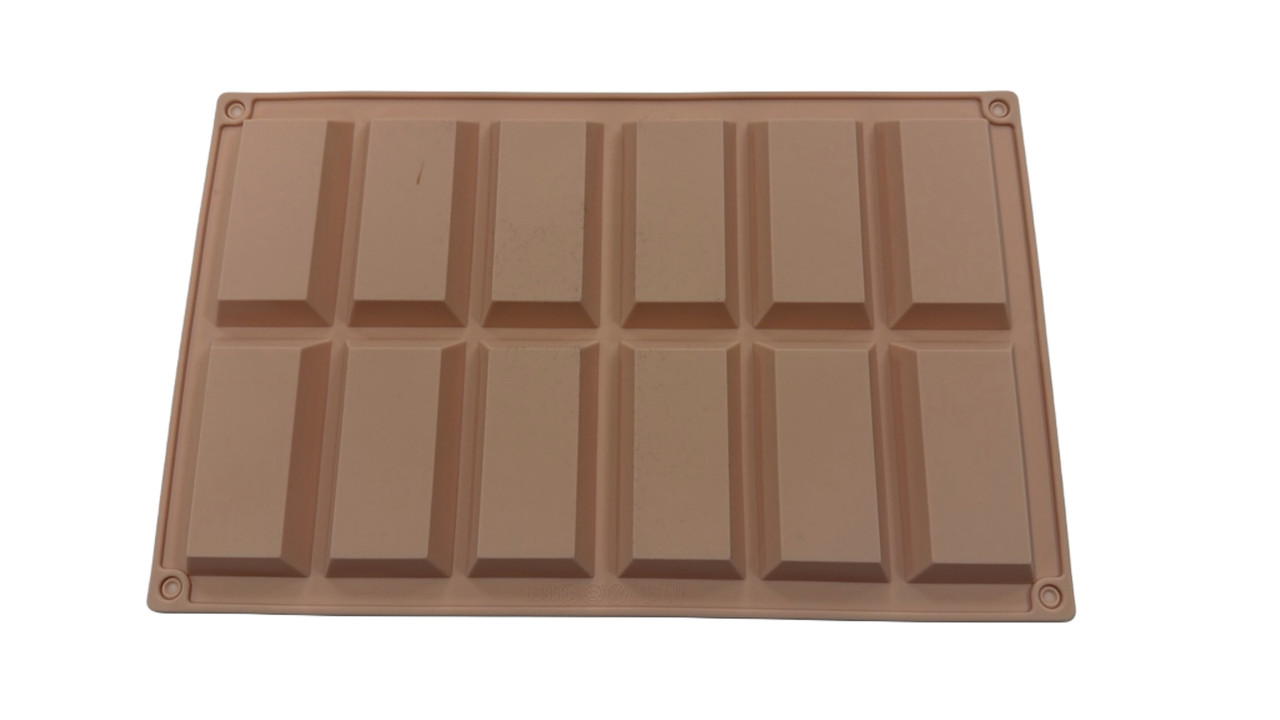 Силиконовая форма для выпечки Прямоугольники из 12 ти шт Силиконовая форма для выпечки Прямоугольники из 12 ти шт