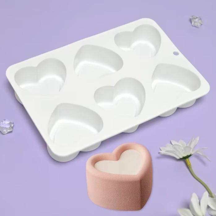 Форма силиконовая для Бенто торта №3 из 6 шт. Форма силиконовая для Бенто торта №3 из 6 шт.