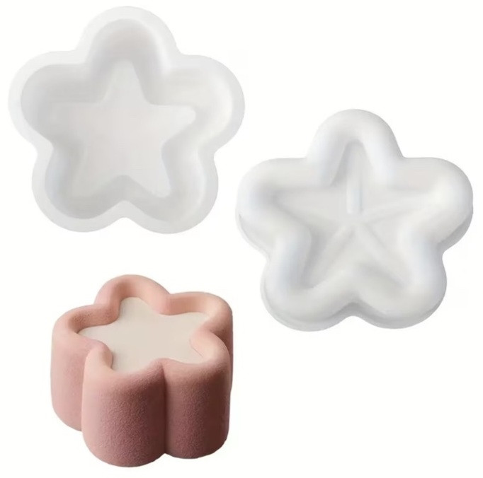 Форма силиконовая для Бенто торта Звездочка 1 шт. Форма силиконовая для Бенто торта Звездочка 1 шт.