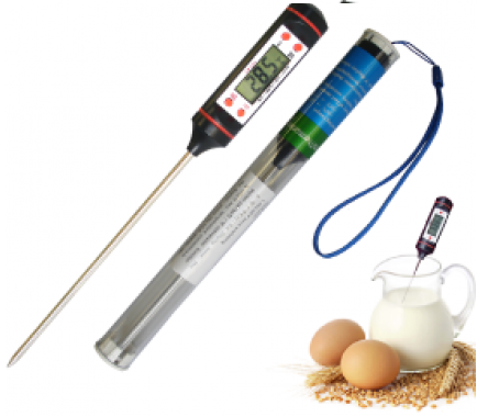 Термометр - щуп кулинарный цифровой -50 до +300 в колбе Термометр - щуп кулинарный цифровой -50 до +300 в колбе