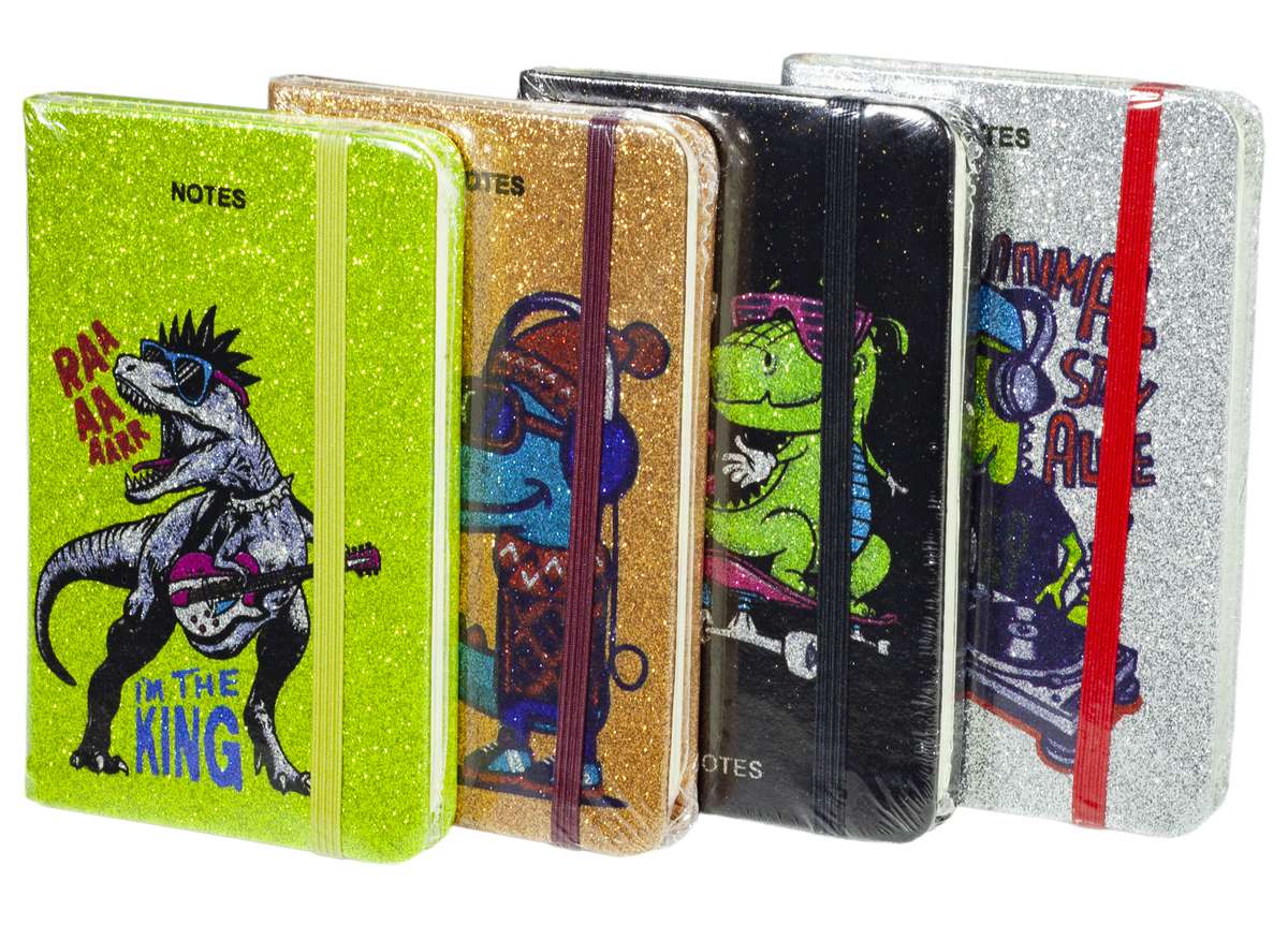 Блокнот на резинці металик Блокнот на резинці металик