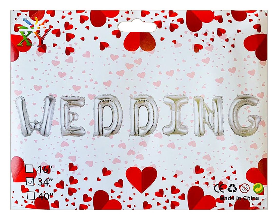 Набор из 7 шариков, WEDDING 34 Набор из 7 шариков, WEDDING 34