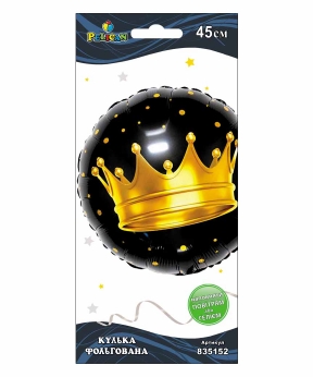 Шарик фольгированный Pelican, Корона, 45см Разноцветный Pelican (835152) Шарик фольгированный Pelican, Корона, 45см Разноцветный Pelican (835152)