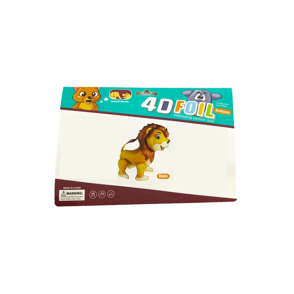 Шарик фольгированный 3D фигурный Лев 54 х 62см Коричневый Без бренда (YY-F0930) Шарик фольгированный 3D фигурный Лев 54 х 62см Коричневый Без бренда (YY-F0930)