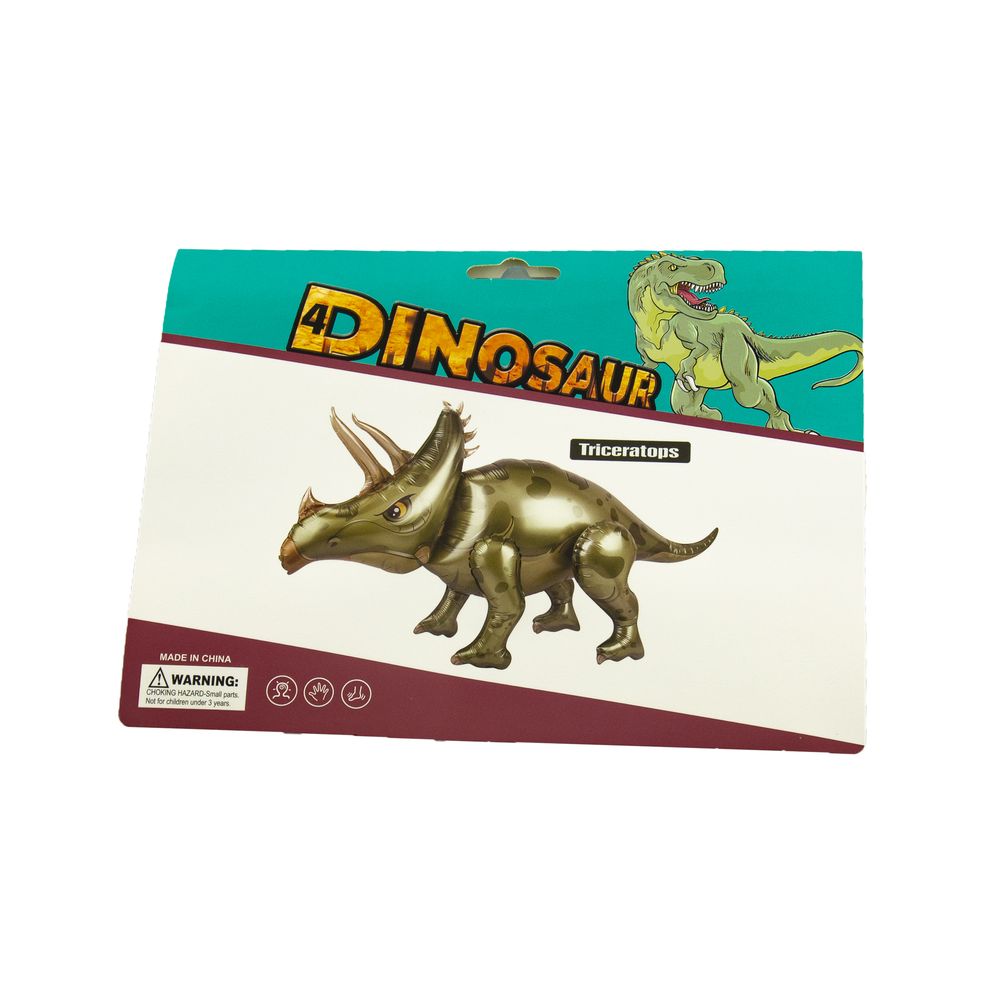 Шарик фольгированный 3D фигурный Динозавр 54 х 100см Разноцветный Без бренда (YY-F0770) Шарик фольгированный 3D фигурный Динозавр 54 х 100см Разноцветный Без бренда (YY-F0770)