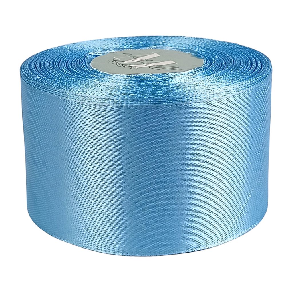 Атласная лента 4см (±5мм) x 33м Голубой Marill (LA4033-62) Атласная лента 4см (±5мм) x 33м Голубой Marill (LA4033-62)