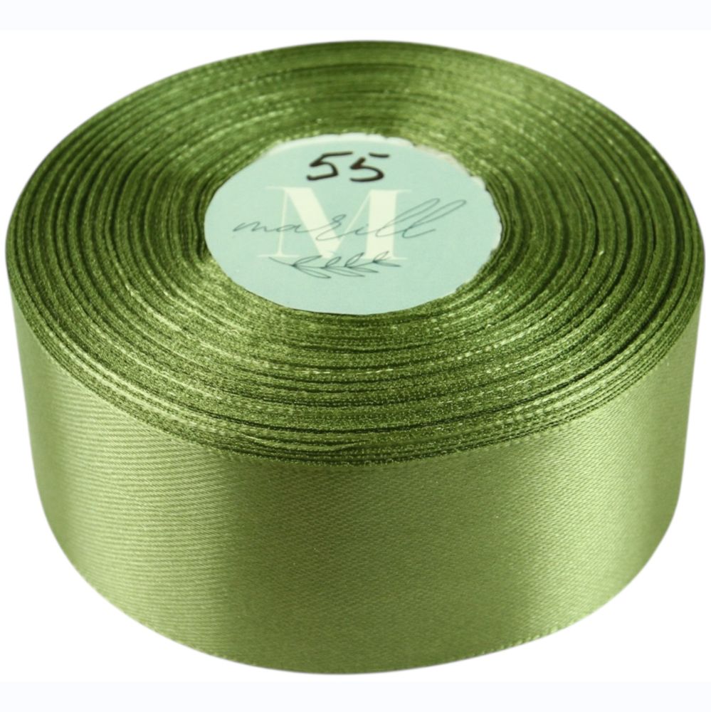 Атласная лента 4см (±5мм) x 33м Зеленый Marill (LA4033-55) Атласная лента 4см (±5мм) x 33м Зеленый Marill (LA4033-55)