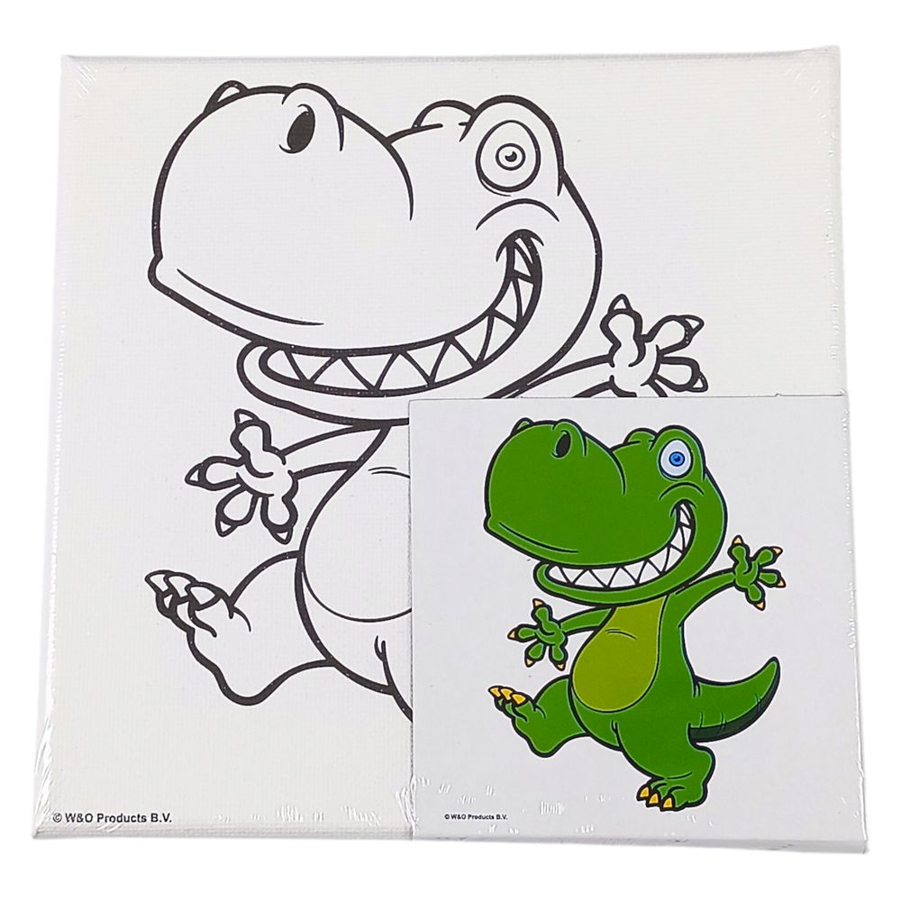 Раскраска 15 х 15см (холст на раме) с акриловыми красками и кистью (0685-7) Раскраска 15 х 15см (холст на раме) с акриловыми красками и кистью (0685-7)