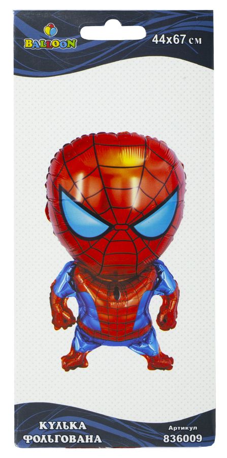 Шарик фольгированный Pelican, человек паук, 67см Разноцветный Pelican (836009) Шарик фольгированный Pelican, человек паук, 67см Разноцветный Pelican (836009)