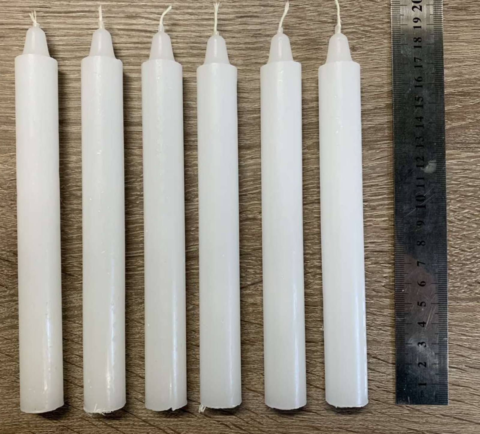 Свечи хозяйственные парафиновые время горения 8 часов, Ø ≈ 2 см, ⇕ ≈ 18 см, 6шт/наб Белый Unison (С020*18/1) Свечи хозяйственные парафиновые время горения 8 часов, Ø ≈ 2 см, ⇕ ≈ 18 см, 6шт/наб Белый Unison (С020*18/1)