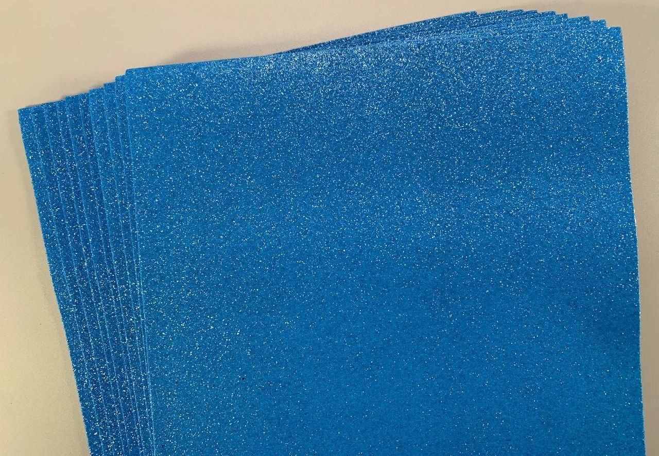 Фоамиран 1.7мм Голубой Fluorescent Glitter 10 листов Голубой Unison (17FA4-006) Фоамиран 1.7мм Голубой Fluorescent Glitter 10 листов Голубой Unison (17FA4-006)