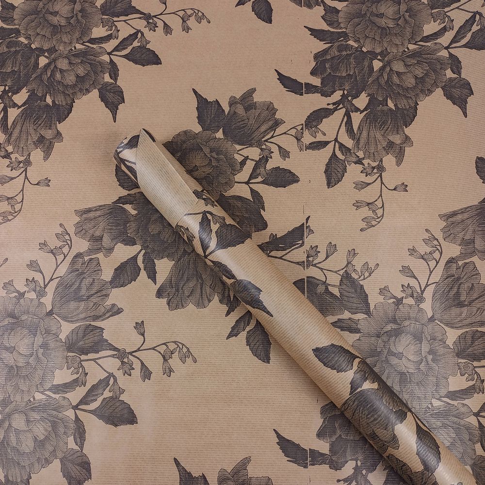 Бумага упаковочная крафт-двосторонний 0,7 х 7м Черный Unison (Пт 870,3) Бумага упаковочная крафт-двосторонний 0,7 х 7м Черный Unison (Пт 870,3)