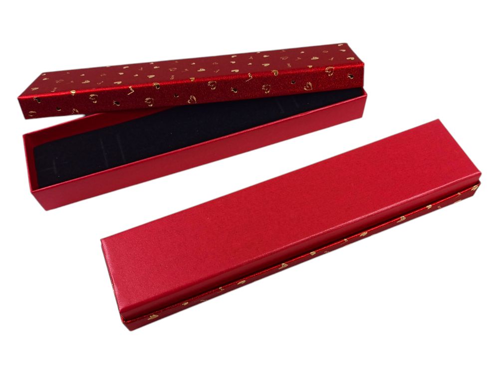 Подарочная коробка ювелирная, 4,5 х 20 х 2,5см, красная (J00322 red) Подарочная коробка ювелирная, 4,5 х 20 х 2,5см, красная (J00322 red)