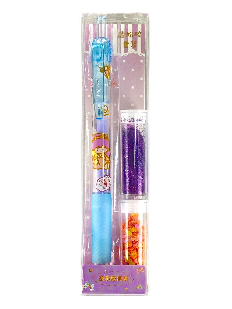 Набор ручка клей + 2 флакона глитера (Z-10268) Набор ручка клей + 2 флакона глитера (Z-10268)