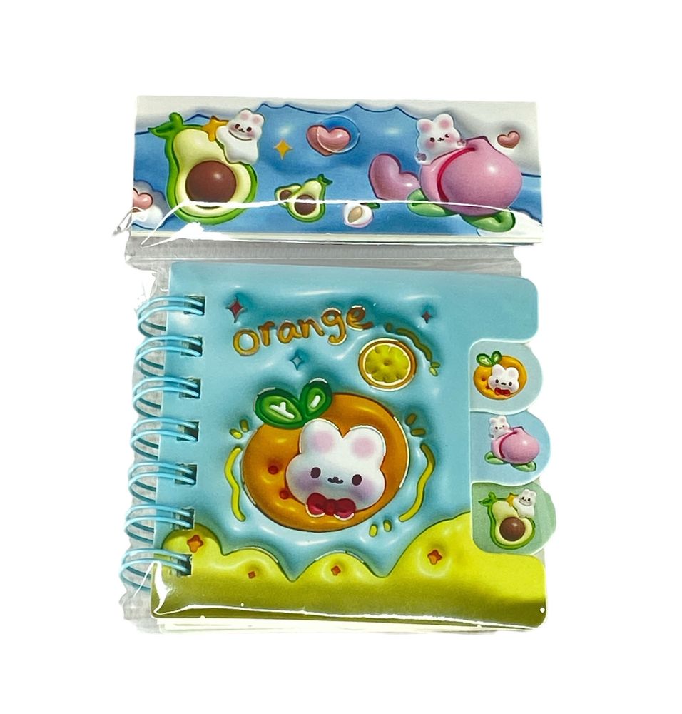 Блокнот Зайчики 7х7см с разделителями, цветная бумага 70гр, 60 листов (XQ-55701) Блокнот Зайчики 7х7см с разделителями, цветная бумага 70гр, 60 листов (XQ-55701)