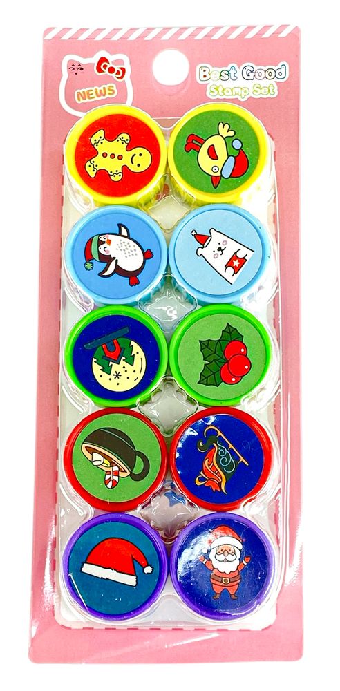 Набор штампов 10шт, Новогодние (9339) Набор штампов 10шт, Новогодние (9339)