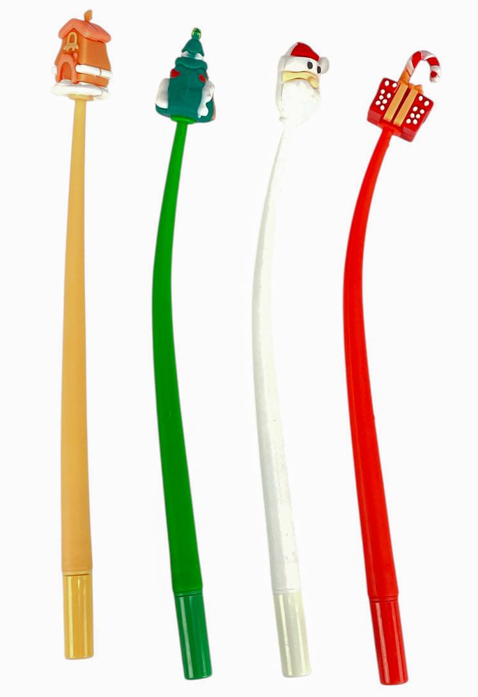 Ручка гелевая синяя 0,5мм Новогодняя (A3825) Ручка гелевая синяя 0,5мм Новогодняя (A3825)