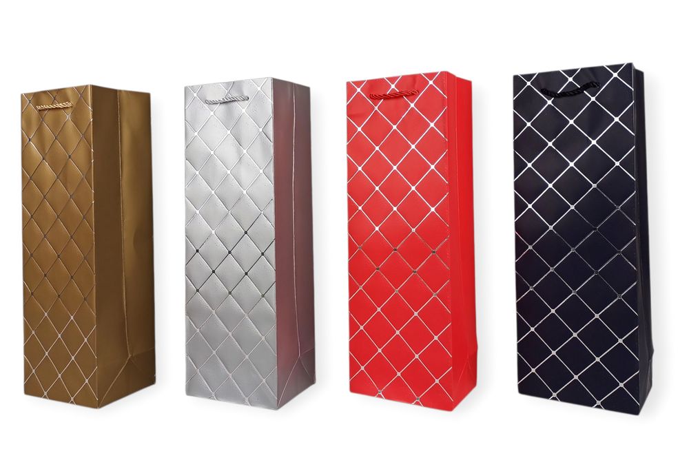 Пакет подарочный под бутылку Пакет подарочный под бутылку