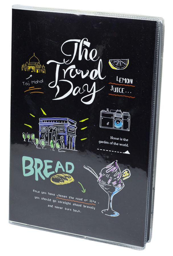 Блокнот 52 л А5 черные листы 110 г/м² обложка ПВХ Черный Unison (25730) Блокнот 52 л А5 черные листы 110 г/м² обложка ПВХ Черный Unison (25730)