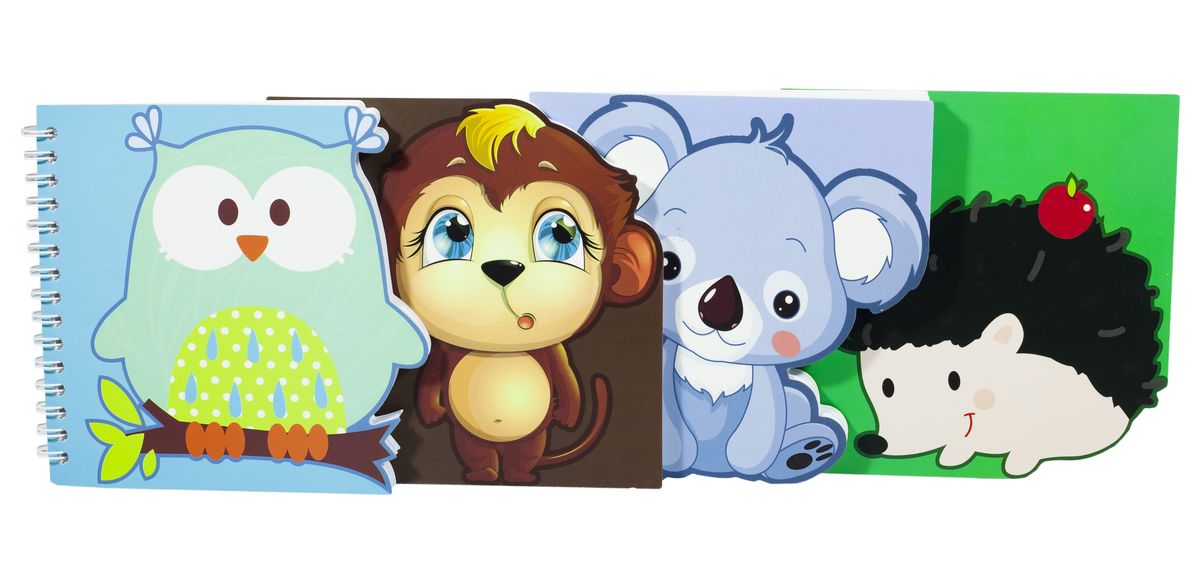 Блокнот на спирали 60л фигурный Блокнот на спирали 60л фигурный