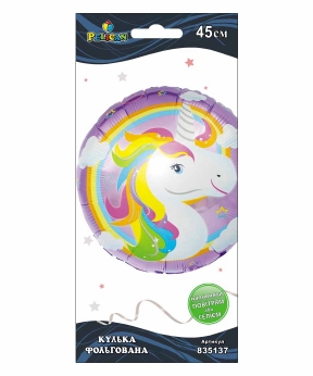 Шарик фольгированный Pelican, Единорог фиолетовый, 45см Разноцветный Pelican (835137) Шарик фольгированный Pelican, Единорог фиолетовый, 45см Разноцветный Pelican (835137)