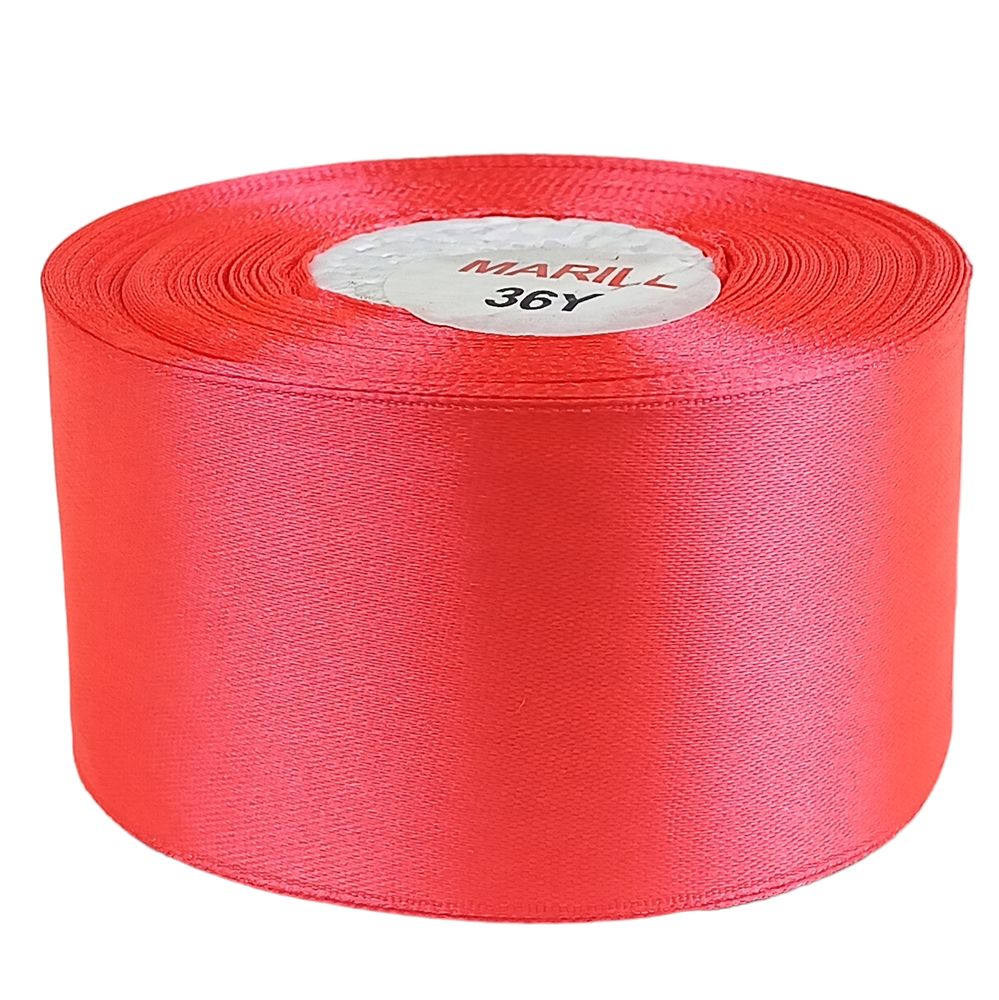 Атласная лента 4см (±5мм) x 33м Красный Marill (LA4033-23) Атласная лента 4см (±5мм) x 33м Красный Marill (LA4033-23)
