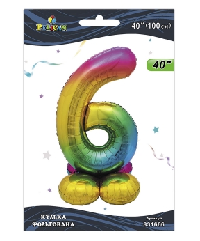 Шарик фольгированный на подставке цифра Шарик фольгированный на подставке цифра