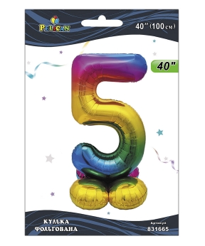 Шарик фольгированный на подставке цифра Шарик фольгированный на подставке цифра
