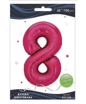 Шарик фольгированный цифра Шарик фольгированный цифра