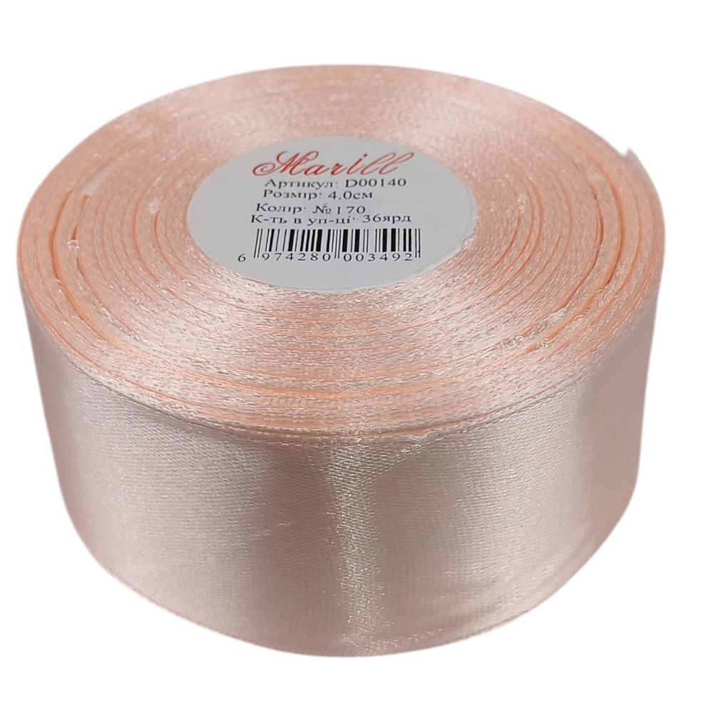 Атласная лента 4см (±5мм) x 33м Marill (LA4033-170) Атласная лента 4см (±5мм) x 33м Marill (LA4033-170)
