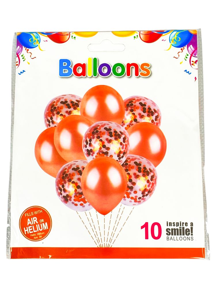 Набор из 10 шаров, микс цветов (QQTZ-14-rose gold) Набор из 10 шаров, микс цветов (QQTZ-14-rose gold)