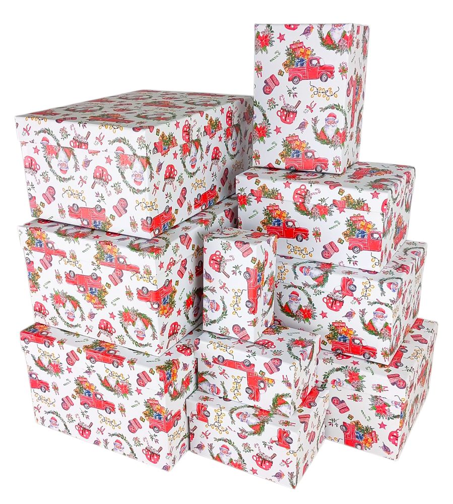 Подарочная новогодняя коробка прямоугольная 35,5 х 25 х 16см , 10шт/наб (105773) Подарочная новогодняя коробка прямоугольная 35,5 х 25 х 16см , 10шт/наб (105773)