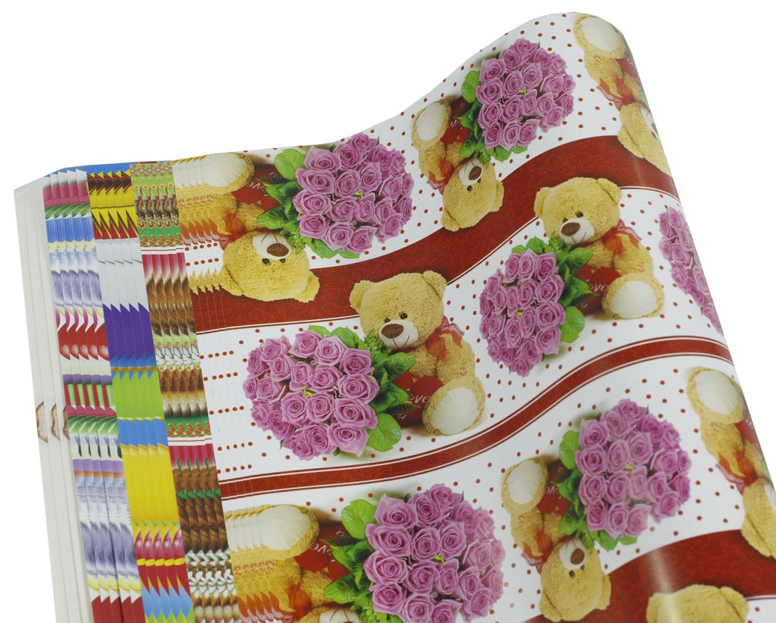 Бумага упаковочная мелованная 80г 25 листов 100 х 70см (детская серия) Разноцветный Unison (PVM 10070-25C) Бумага упаковочная мелованная 80г 25 листов 100 х 70см (детская серия) Разноцветный Unison (PVM 10070-25C)