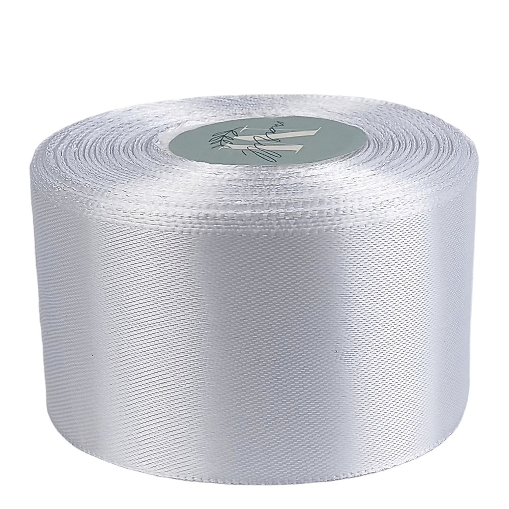 Атласная лента 4см (±5мм) x 33м Белый Marill (LA4033-01) Атласная лента 4см (±5мм) x 33м Белый Marill (LA4033-01)