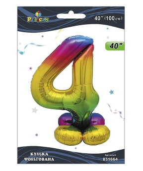 Шарик фольгированный на подставке цифра Шарик фольгированный на подставке цифра