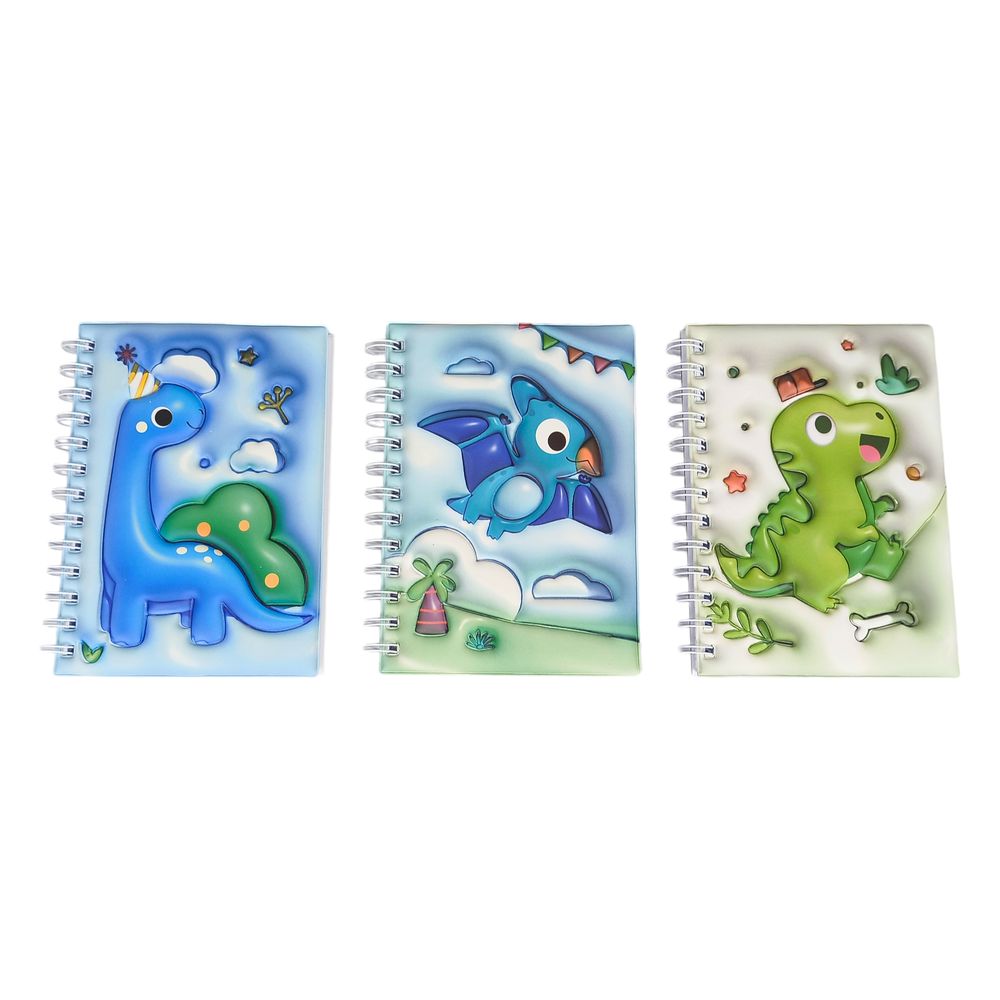 Блокнот-антистресс на спирали А5, 80 листов обложка-3D Блокнот-антистресс на спирали А5, 80 листов обложка-3D