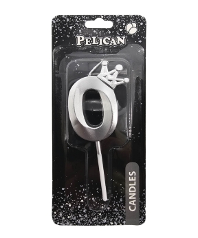 Свеча цифра 3D с короной Свеча цифра 3D с короной