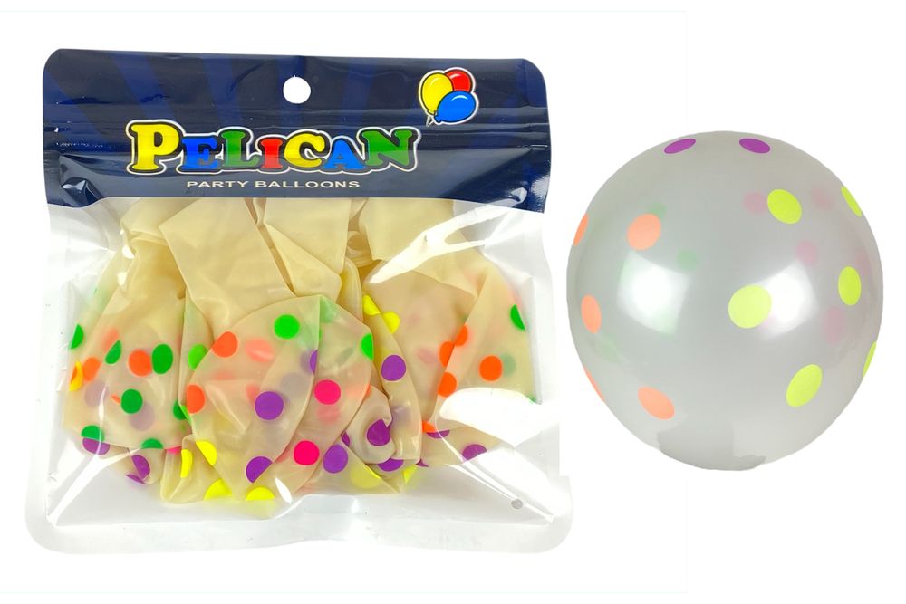 Набор прозрачных воздушных латексных шаров 30см Набор прозрачных воздушных латексных шаров 30см