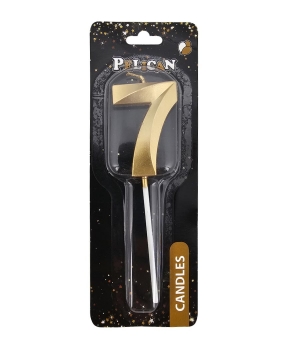 Свеча цифра 3D для торта Свеча цифра 3D для торта