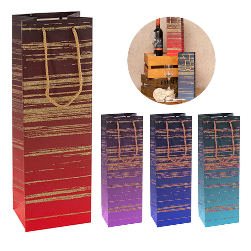 Пакет подарочный под бутылку , 210g , 12 x 36 x 9см (HS 9061) Пакет подарочный под бутылку , 210g , 12 x 36 x 9см (HS 9061)
