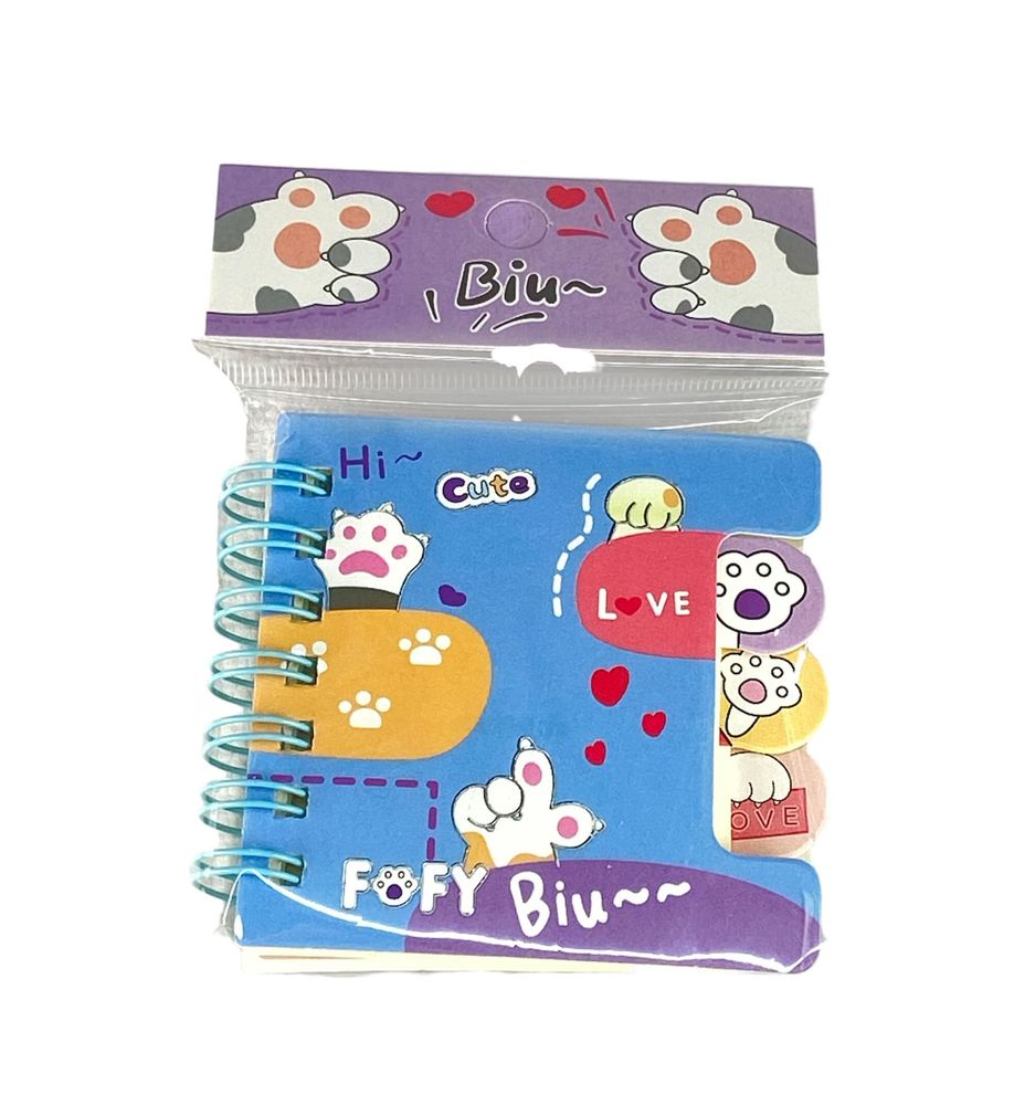 Блокнот Котики 7х7см с разделителями, цветная бумага 70гр, 60 листов (XQ-55712) Блокнот Котики 7х7см с разделителями, цветная бумага 70гр, 60 листов (XQ-55712)