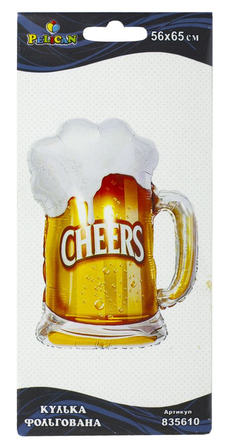 Шарик фольгированный Pelican, пивной бокал, 65см Разноцветный Pelican (835610) Шарик фольгированный Pelican, пивной бокал, 65см Разноцветный Pelican (835610)