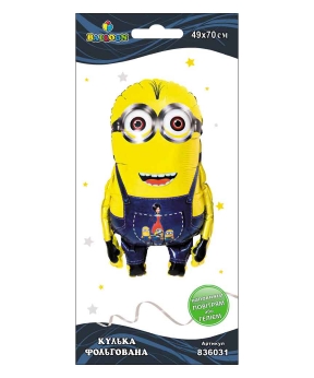 Шарик фольгированный Pelican, миньон Кевин, 70см Разноцветный Pelican (836031) Шарик фольгированный Pelican, миньон Кевин, 70см Разноцветный Pelican (836031)