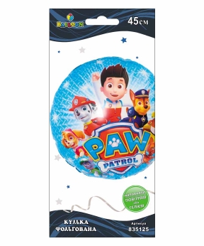 Шарик фольгированный Pelican, Щенячий патруль, 45см Разноцветный Pelican (835125) Шарик фольгированный Pelican, Щенячий патруль, 45см Разноцветный Pelican (835125)