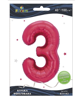 Шарик фольгированный цифра Шарик фольгированный цифра